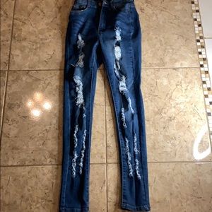 Fashion Nova ripped jeans